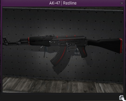 AK-47 | Redline Well Worn Look
