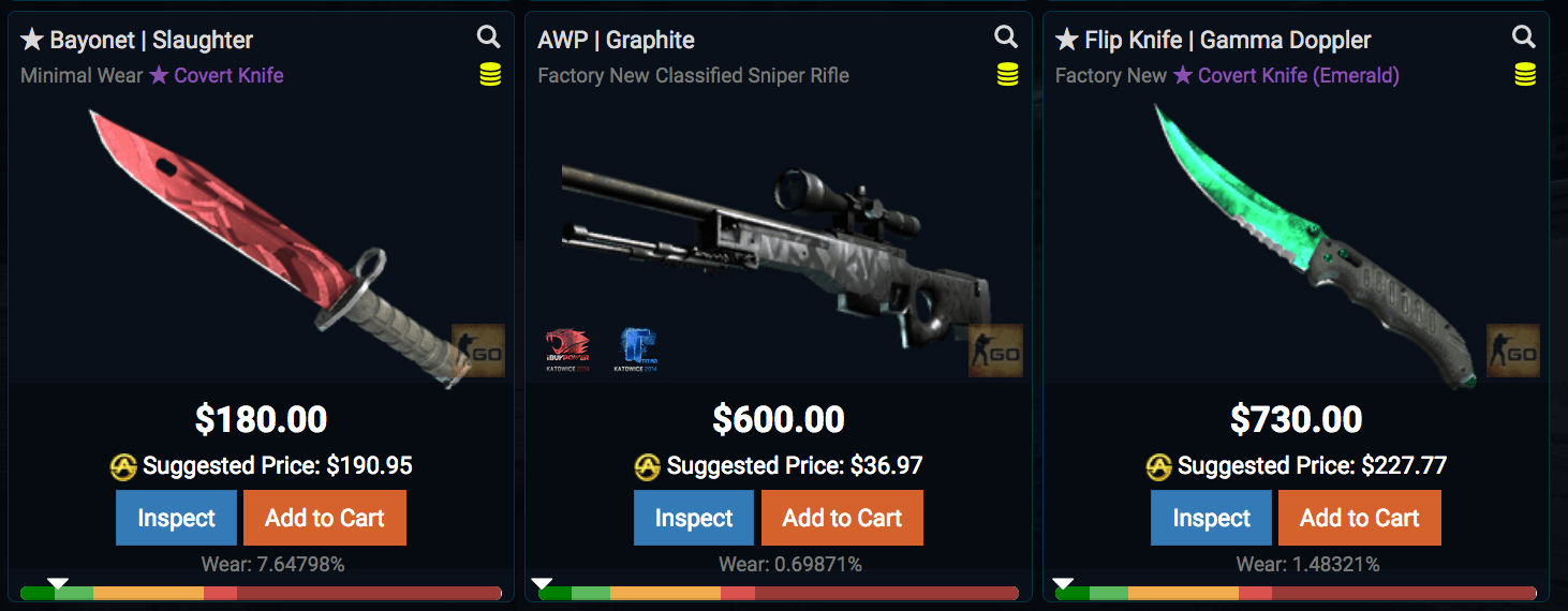 Cs Go Skin Price Chart